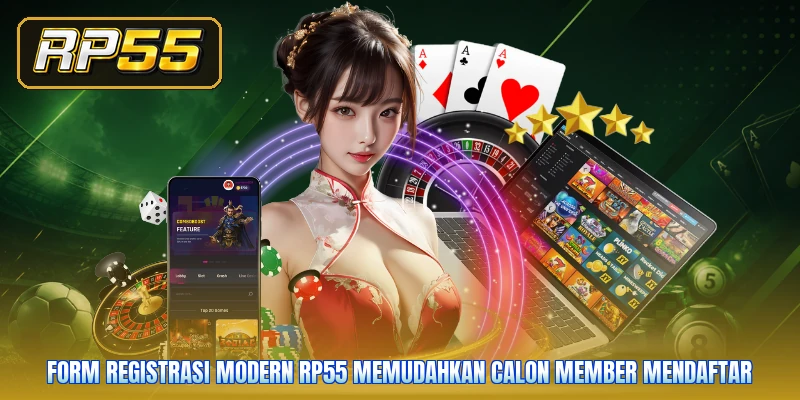 Form registrasi modern RP55 memudahkan calon member mendaftar