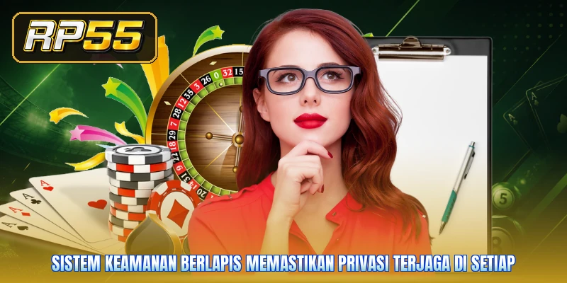 Sistem keamanan berlapis memastikan privasi terjaga di setiap